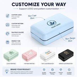 Custom Logo Promotional Gift <b>8</b> Grid Pill Organizer Box Portable Travel Medicine Case for Vitamins and <b>Tablets</b> - Product Image 4