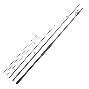 Caña de Pescar Stealth Feeder de 3.6m, 180g, XH, Fibra de Carbono, Guías Sobredimensionadas, para Pesca con Método Feeder y Ríos con Corrientes Rápidas - Product Image 1