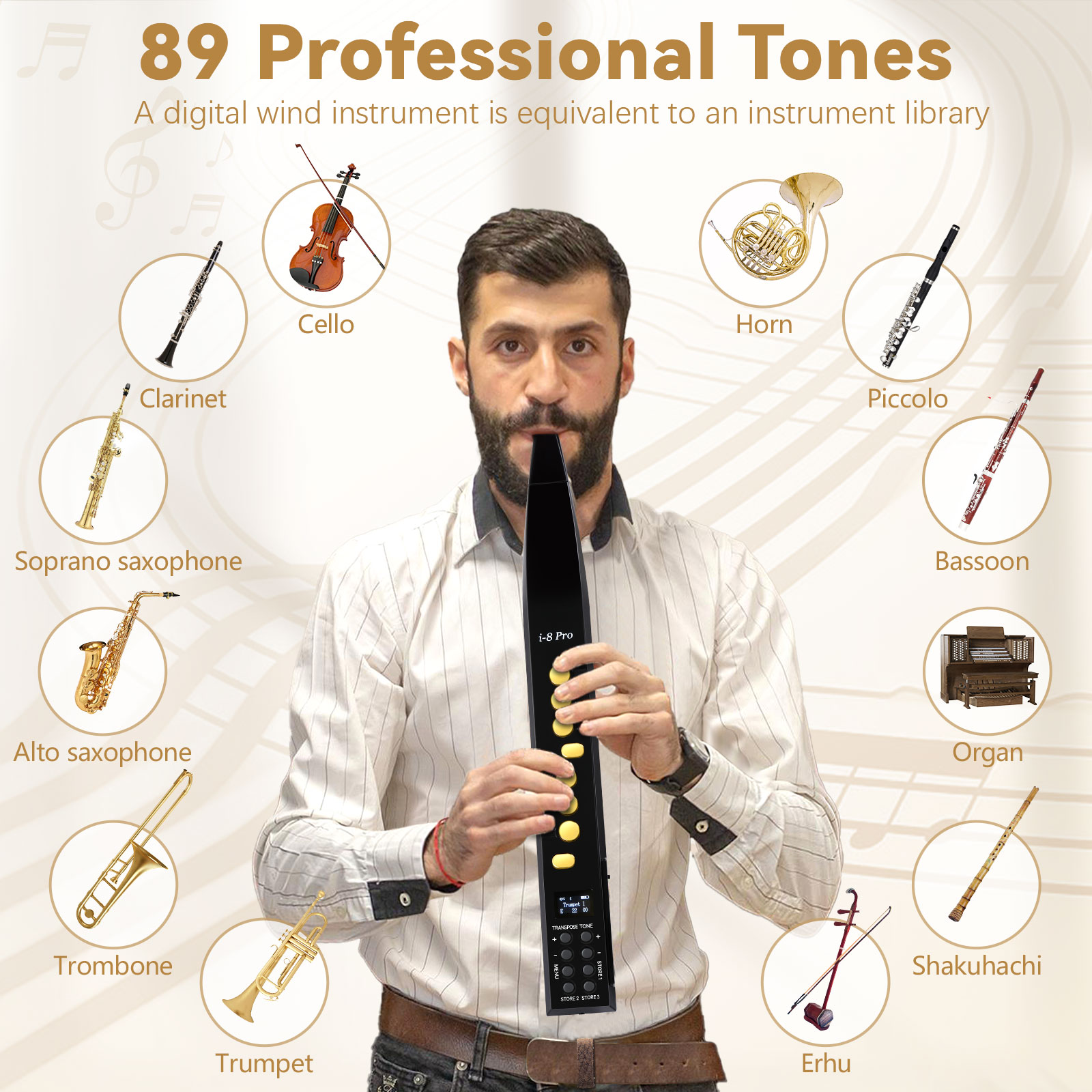 Miniature Electric Blowpipe - Electronic Saxophone Flute