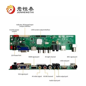Placa PCB Universal para TV JHT, Mejor Precio de Fábrica, para Televisores de Menos de 42 Pulgadas, <span class=keywords><strong>HDV</strong></span>-V56R-AS V59, Kit de Accesorios para TV, Placa Base LED - Product Image 2