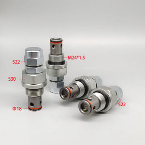 วาล์วควบคุมทิศทางไฮดรอลิก Longerfa รุ่น M24 1.5 XYF10 05 แบบก้านโยก วาล์วระบายแรงดันน้ำมันแบบแมนนวล - Product Image 1