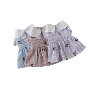 Venta directa de fábrica de vestidos para perros y gatos para primavera y verano, finos y transpirables, perfectos para perros pequeños como Teddy y - Product Image 5