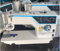 Machine à coudre à point droit à aiguille simple à grande vitesse à alimentation manuelle à entraînement direct industriel à plateau plat Utilisation domestique Engrenage en métal