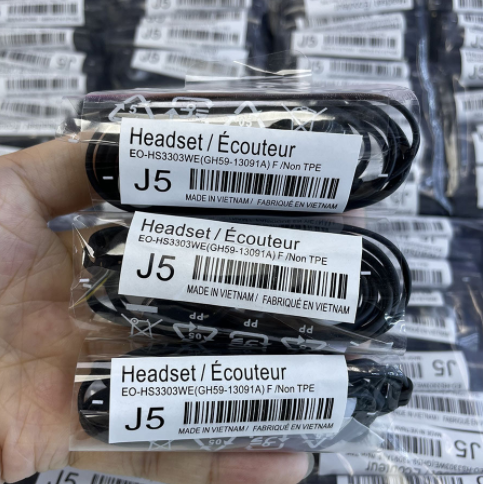 Top Sale Wired Earphone J5 Earphone Headphone Colorful 3.5mm Headphone Headset for Mobile Phone