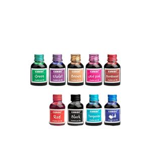 Stylo plume Ocbestjet de qualité supérieure, 10 couleurs, pour étudiants, encre non carbone en flacon - Product Image 1