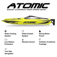 Bateau RC HOSHI Volantexrc Atomic 700 RTR 792-4, bateau RC haute vitesse pour la course sur lac, moteur brushless 2,4 GHz, Atomic 40 mph, super bateau RC