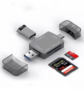 3 in 1 USB 3.1 Type-C อะแดปเตอร์ตัวผู้พร้อมการติดตั้งภายนอก3.0 USB OTG & TF <span class=keywords><strong>SD</strong></span> เครื่องอ่านการ์ดหญิงประกอบด้วยการ์ดชนิด <span class=keywords><strong>MMC</strong></span> - Product Image 1