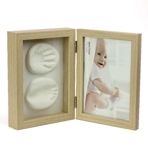 Kit de huellas de mano para bebé, marco de fotos 5x7 para recién nacidos, niñas y niños - Product Image 3