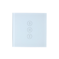 Interruptor Inteligente para Cortinas, Compatible con WiFi y la Aplicación Smart Life, Control Táctil, 220V 10A, Motorizado Inalámbrico para el Hogar, UE y Reino Unido