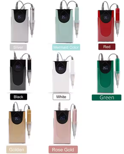 เครื่องเจียรเล็บพกพา 65W 35000RPM  วัสดุพลาสติก เสียงเบา ใช้ไฟฟ้า เหมาะสำหรับมือใหม่ ร้านทำเล็บ และใช้ในบ้าน - Product Image 2