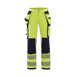BLAKLADER - 719716423389D20 Pantalon haute visibilité pour femme avec stretch dans les 4 sens Jaune/Bleu marine-EAN 7330509729519 HI-VIS WORKWEAR - Product Image 1