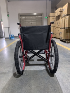 Silla de <span class=keywords><strong>Ruedas</strong></span> Neumática Reforzada <span class=keywords><strong>con</strong></span> Capacidad para 200 kg y Reposapiés Elevables - Product Image 5