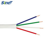 Harga Pabrik Kabel THERMOSTAT 500 FT Reel 2 Core 18AWG SOLID 2 3 5 7 10 Core 150V Rated Warna Coklat