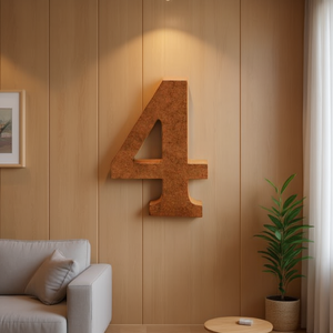 ILAN Lettera Decorativa 15 Cm Numero 4 Per Decorazione Murale - Product Image 3