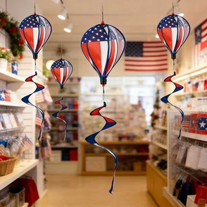 Groothandel VS Onafhankelijkheidsdag Adelaar Vlag PVC Waterdichte Heteluchtballon Pinwheel Windmolen <span class=keywords><strong>Spinner</strong></span> Tuinversieringen - Product Image 6