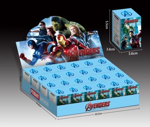 24 piezas/set Llaveros de los Vengadores de <span class=keywords><strong>Marvel</strong></span>, Caja Sorpresa de Capitán América y Iron Man, Colgante de Muñeco de Dibujos Animados de Moda para Bolsos, Juguete Infantil - Product Image 6