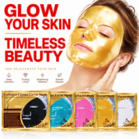 Masque facial en gelée de collagène or, masque hydratant et raffermissant en profondeur, produit de soin de la peau en gros OEM/ODM sous marque privée