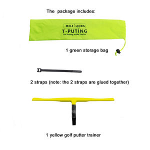 Entraîneur de putting de golf Portable T-Putting Exerciseur Putting Gesture Assist Batting Gesture Alignment Training Aid Accessoires de golf - Product Image 3