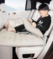 Matelas pneumatique électrique pour siège arrière de voiture, gonflage et dégonflage automatiques, lit de voyage portable avec coussin de calage intégré
