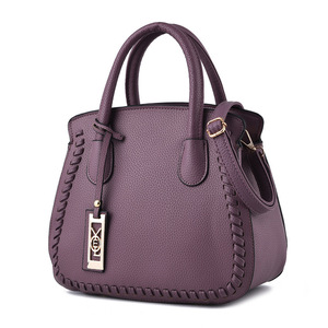 Nouveau Sac à Main Femme de Créateur Tendance en Cuir Imprimé Litchi Couleur Unie avec Poignée, Sac Fourre-Tout et Sac à Bandoulière en Cuir pour Femme - Product Image 6