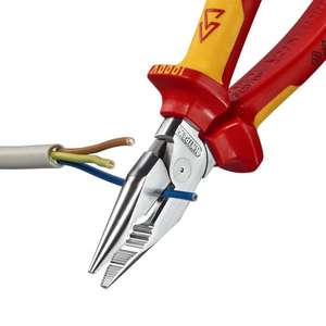 KNIPEX - 08 26 185 SB Pince combinée à becs pointus VDE - EAN 4003773088868 PINCE À SERTIR ET TERMINAUX - Product Image 2