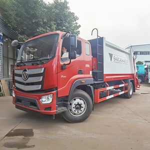 Camion Compacteuse à Ordures Foton 4x2 14m³ Prix Usine pour Déchets et Rifiuts - Product Image 2