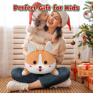 YIIiquwen 17 \ "คอร์กี้น่ารักสำหรับแม่และลูกสุนัข4ตัวชุดครอบครัวสัตว์ยัดนุ่นนุ่มหมอนสุนัขของเล่นของขวัญวันเกิดสำหรับเด็ก - Product Image 5