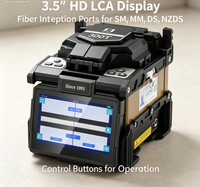 Portable Lightweight YOFC FS-600 Fiber Splicing Machine 1.35kg Handheld Fusion Splicer Auto Splice Heat for Outdoor FTTH Work