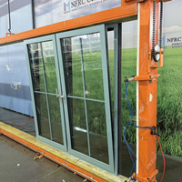 Fenêtres à battants en aluminium certifiées NFRC, écoénergétiques, résistantes aux ouragans, à rupture de pont thermique, triple vitrage, États-Unis, Canada