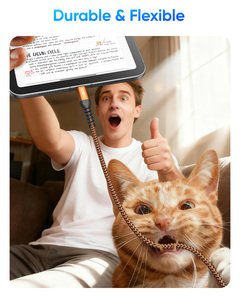 EU Market Cavo di ricarica SUNGUY CE Certified USB C <b>Cable</b> 60W 3A Fast Charging <b>Data</b> <b>Cable</b> USB <b>Cable</b> Ladekabel - Product Image 4