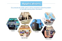 Lecteur de passeport RFID OCR avec scanner de kiosque d'aéroport Sdk gratuit avec USB PPR100A