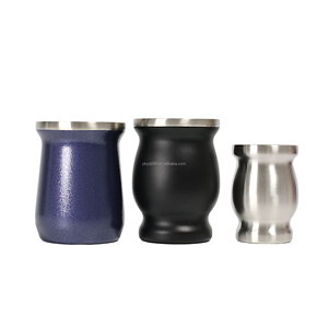 Taza <span class=keywords><strong>de</strong></span> calabaza <span class=keywords><strong>de</strong></span> 8oz, juego <span class=keywords><strong>de</strong></span> mate <span class=keywords><strong>de</strong></span> acero inoxidable <span class=keywords><strong>de</strong></span> doble pared, incluye taza <span class=keywords><strong>de</strong></span> té <span class=keywords><strong>de</strong></span> color Mate personalizada, nuevo diseño - Product Image 1