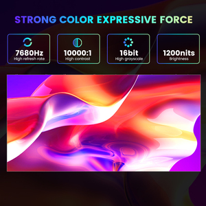 Khổng lồ 4k 8K Ultra Slim p1.2 p1.25 p1.5 p1.56 p2.5 p2.6 p2.9 p3.91 16:9 trong nhà cong màn hình LED pantallla LED hiển thị video tường - Product Image 6