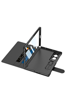 Casing ponsel dengan tempat kartu nama, cocok untuk Samsung Z Fold 8, casing ponsel model dompet, anti jatuh, pelindung magnetik, lengkap.