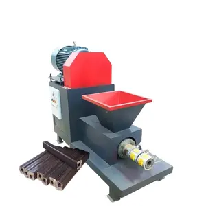 Extruder Compress Rice Husk Wood Coconut Shell Manual Press Sawdust Briquette Charcoal Making Machine Presses Price For Sale