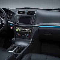 Autoradio universel 1 Din 12V avec télécommande, 2 ports USB, amplificateur pour écran LCD 5.0, lumières colorées, émetteur FM