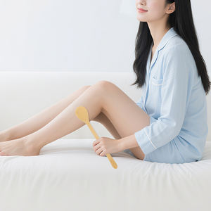 Handheld Body <span class=keywords><strong>Percussor</strong></span> Holz Kristall Guasha Aku punkt <span class=keywords><strong>Massage</strong></span> gerät mit natürlichen grünen Aventurin Perlen für Arm Bein Gesicht Hals - Product Image 1