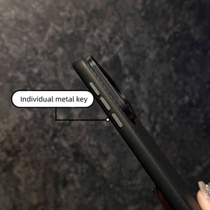 Custodia per Telefono in Pelle con Inserti in Fibra di Carbonio per <span class=keywords><strong>Huawei</strong></span> Mate70pro+, Protezione per Obiettivo in Metallo - Product Image 5