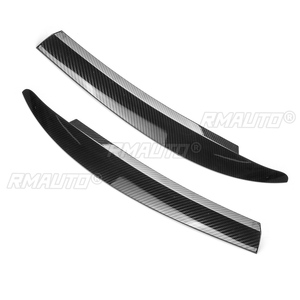 คู่ไฟหน้าเปลือกตาตกแต่งคิ้วสำหรับ VW Scirocco R GTS 2008 2009 2010 2011 2012 2013 2014 2015 2016 2017เงาสีดำ - Product Image 5
