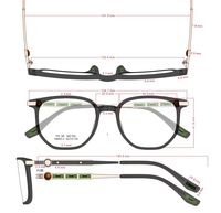 Ion négatif nano Bioresonant 12 core chip nouveau anti lumière bleue anti-fatigue rayonnement ordinateur biorésonance lunettes