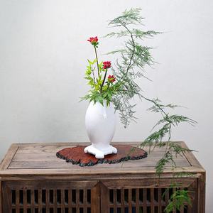 Ohararyu <span class=keywords><strong>Ikebana</strong></span> vases en céramique blanche pour fleurs style <span class=keywords><strong>japonais</strong></span> oiseau volant <span class=keywords><strong>vase</strong></span> à fleurs pour débutants - Product Image 3