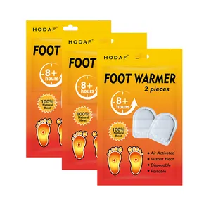 Chauffe-pieds à chauffage jetable à prix d'usine chauffe-orteils chauds activés par l'air sans adhésif