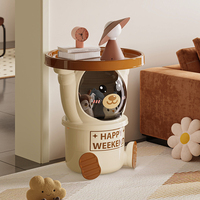Seau de rangement multifonctionnel pour salon, style luxe léger, design esthétique, chambre créative, grande capacité