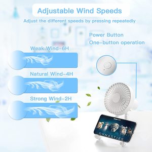 Ventilateur de poussette flexible <span class=keywords><strong>pour</strong></span> bébé, best-seller, design méduse, trois vitesses, batterie rechargeable, ventilateur portable pieuvre <span class=keywords><strong>pour</strong></span> voiture et extérieur - Product Image 4