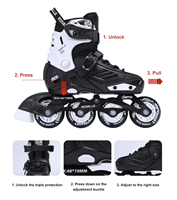 CHAQUE haute qualité adulte Skate Inline professionnel vitesse Slalom Skate patinage à roulettes homme chaussures de patin à roulettes pour homme adulte