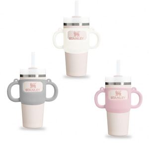 Housse de protection en silicone Stan Ley Cup 14oz avec poignée et cordons colorés pour thermos et bouteille d'eau - Product Image 3