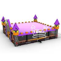 Nouveau design de jeux de carnaval, maison hantée d'Halloween, labyrinthe gonflable à vendre