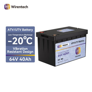 고성능 배터리 64V 40Ah 저속 전기차 배터리 LSEV -20 ℃   200A 피크 전류 64볼트 ATV 배터리 방전 - Product Image 1