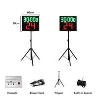 Tableau de scores LED étanche pour basketball avec compte à rebours 24 secondes, horloge de tir personnalisée, haute luminosité, utilisation intérieure/extérieure