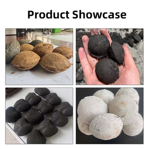 Machine de fabrication de briquettes de charbon de bois à haute efficacité Ensemble complet: traiter le charbon, la poudre de charbon de bois, le bois de chauffage en briquettes à billes - Product Image 4